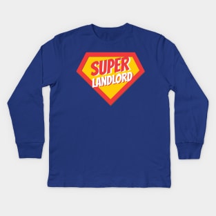 Landlord Gifts | Super Landlord Kids Long Sleeve T-Shirt